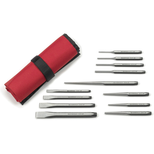 Punch & Chisel Set, 12 Pieces D. Morneault & Fils