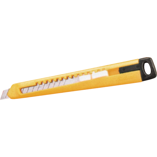 Couteau &agrave; lame autocassable, Acier au carbone, Prise en Plastique D. Morneault & Fils