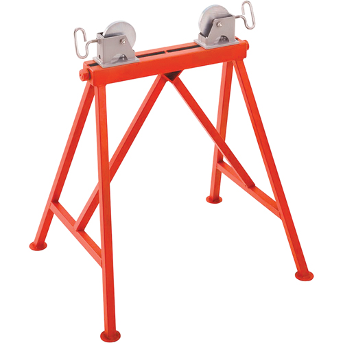 Adjustable Stand with Steel Roller #AR99, 36" Max. Pipe Capacity, 2500 lbs. Max. Weight Capacity D. Morneault & Fils