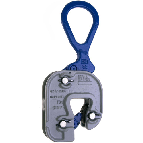 GX Structural Short Leg Plate Clamp, 4000 lbs. (2 tons), 1/16" - 7/8" Jaw Opening D. Morneault & Fils