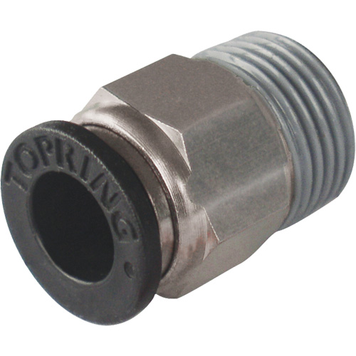 Raccord droit m&acirc;le Maxfit D. Morneault & Fils