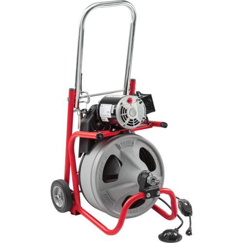 D&eacute;gorgeoir auto-aliment&eacute; K-400 a/c&acirc;ble C-45IW, &eacute;lectrique, 1/2" x 75' et 3/8" x 100' D. Morneault & Fils