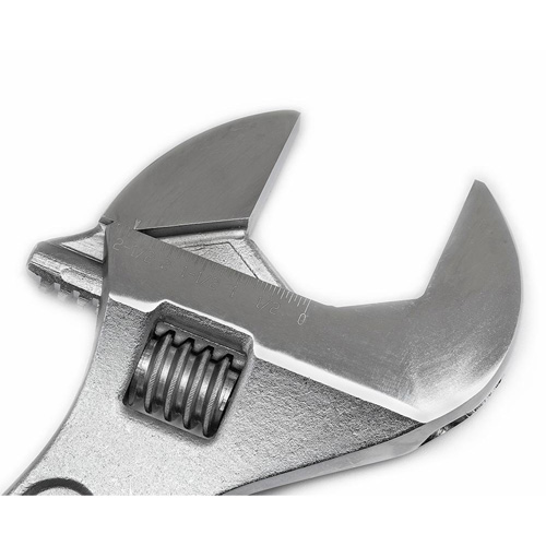 Cl&eacute; &agrave; manche conique r&eacute;glable — emball&eacute; sur carte, 24" lo, la max. 2-7/16"/62 mm, Chrome/Poli D. Morneault & Fils