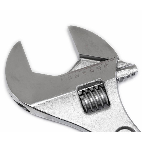 Cl&eacute; &agrave; manche conique r&eacute;glable — emball&eacute; sur carte, 24" lo, la max. 2-7/16"/62 mm, Chrome/Poli D. Morneault & Fils