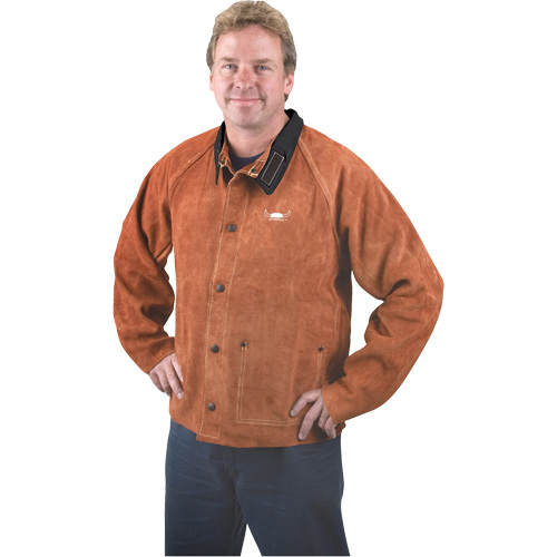 Veste de soudage, Cuir, 4T-Grand, Lava Brown D. Morneault & Fils