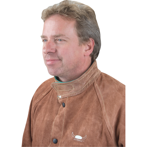 Veste de soudage, Cuir, 4T-Grand, Lava Brown D. Morneault & Fils