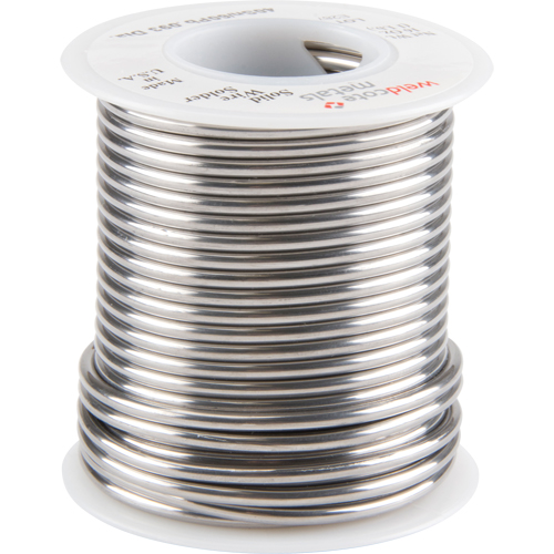 Common Solder, Lead-Based, 40% Tin 60% Lead, Solid Core, 0.09375" Dia. D. Morneault & Fils