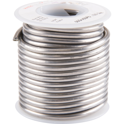 Common Solder, Lead-Based, 50% Tin 50% Lead, Acid Core, 0.125" Dia. D. Morneault & Fils