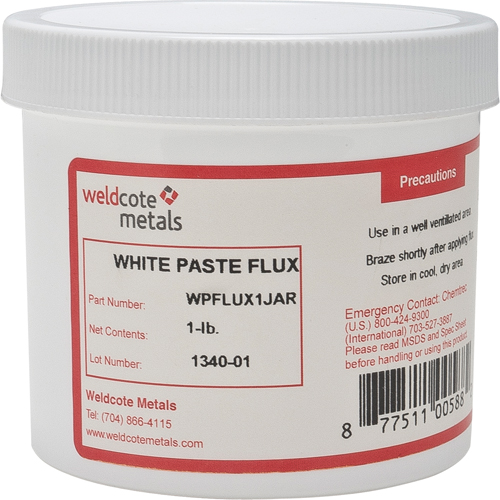 Flux de brasage blanc en p&acirc;te D. Morneault & Fils