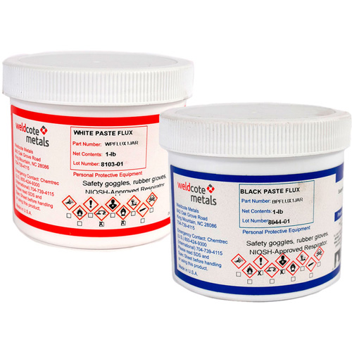 Flux de brasage noir en p&acirc;te D. Morneault & Fils