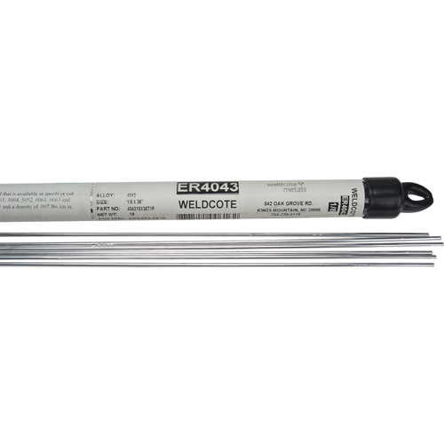 Baguettes pour soudage TIG en longueurs de 36", 1/8", Aluminium D. Morneault & Fils