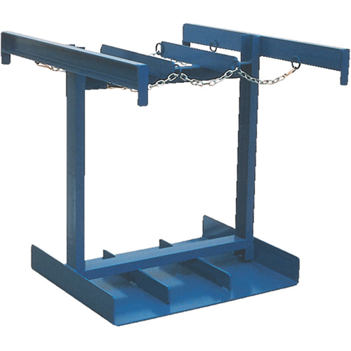 Chariot pour bouteilles, Roues Caoutchouc, Base de 35" la x 38" lo, 500 lb D. Morneault & Fils