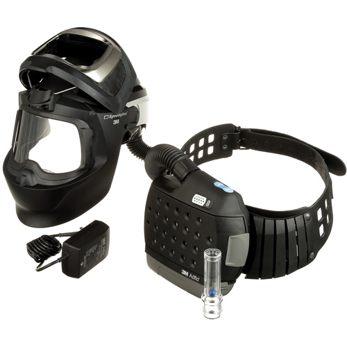 Respirateur d'&eacute;puration d'air propuls&eacute; Adflo, Masque de soudage, Pile Lithium-ion D. Morneault & Fils