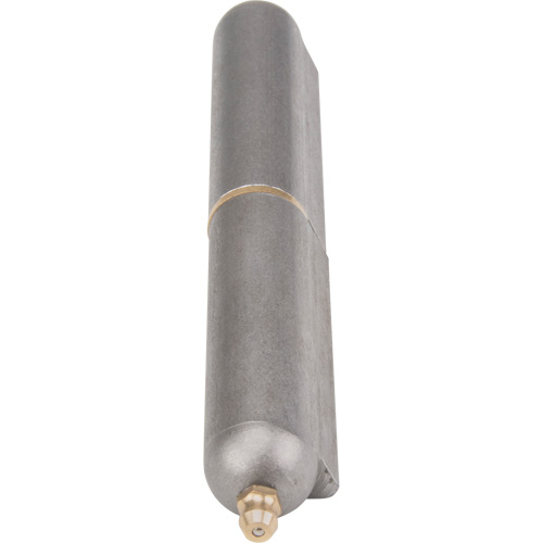 Weld-On Hinge, 0.787" Dia. x 5.906" L, Mild Steel w/Fixed Steel Pin D. Morneault & Fils