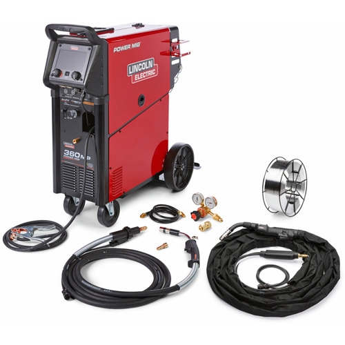 POWER MIG&reg; 360MP Aluminum Front Trigger One-Pak&reg; for Trailer & General Fabrication, 208 V/230 V/460 V/575 V, 1 Ph, 50/60 Hz D. Morneault & Fils