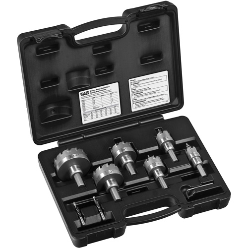 Master Electrician's Hole Cutter Kit, 8 Pieces D. Morneault & Fils