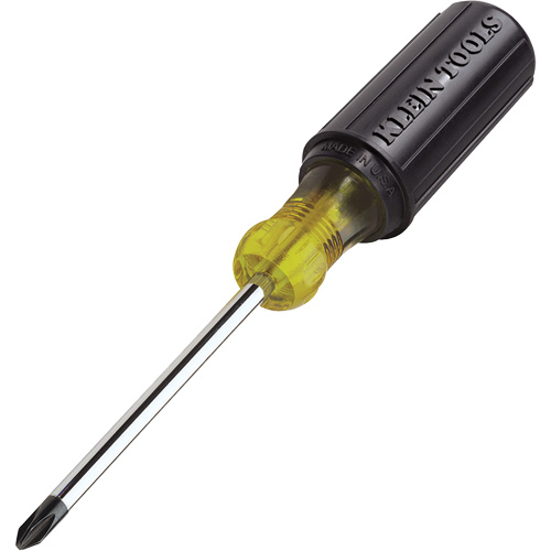 Phillips Screwdriver, #2, 8-1/4" L, Cushion Grip Handle D. Morneault & Fils