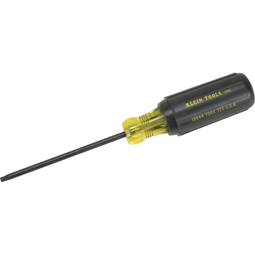Tournevis Klein a/manche caoutchout&eacute;-Tournevis Torx &agrave; tige ronde D. Morneault & Fils