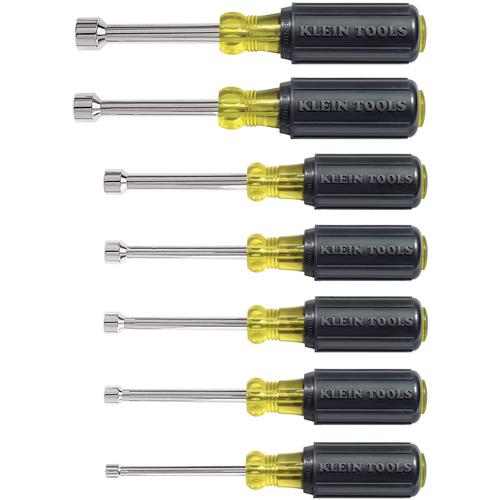 Cushion-Grip Nut Driver Set with 3" Shafts, 7, Non Magnetic, Imperial D. Morneault & Fils