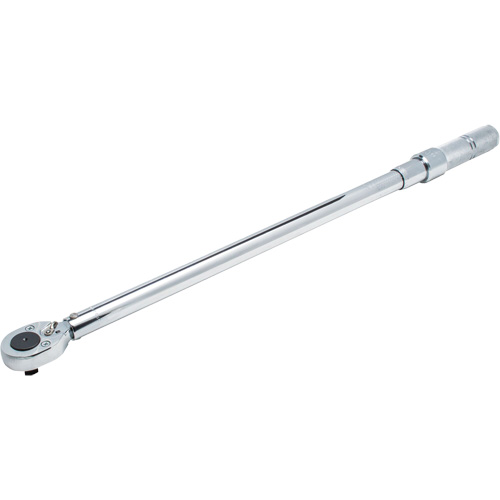Ratcheting Head Micrometer Torque Wrench, Click, 1/2" Square Drive, 50 - 250 lbf. Ft D. Morneault & Fils