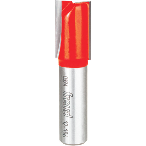 Router Bit - Double Flute Straight Bit, 5/8" Dia., 1-1/2" H, 2-1/2" L, 1/2" Shank D. Morneault & Fils