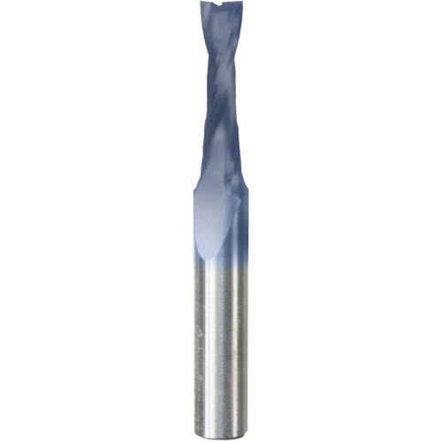 Up Spiral Router Bit, 1/4" Dia., 1" Carbide Height, 2-1/2" L, 1/4" Shank D. Morneault & Fils