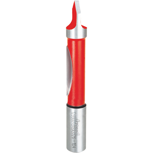 Router Bit - Panel Pilot Bit, 1/2" Dia., 1-1/4" H, 3-3/4" L, 1/2" Shank D. Morneault & Fils
