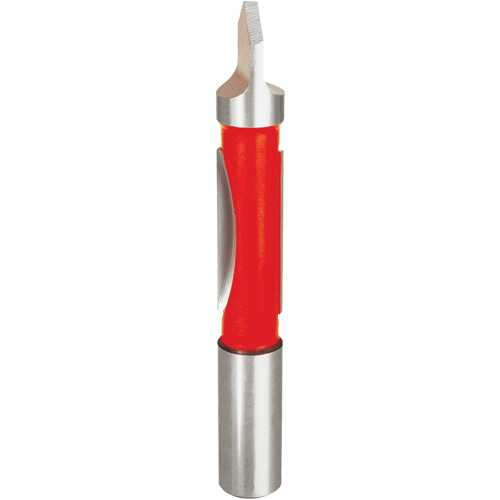Fraise - foret guide pour panneau, 1/2" dia, 1-1/4" ha, 3-3/4" lo, 1/2" Manche D. Morneault & Fils