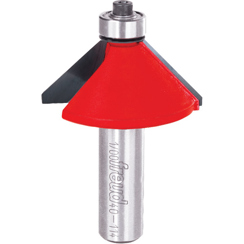 Router Bit - Chamfer Bit, 1-3/4" Dia., 1/2" Shank D. Morneault & Fils