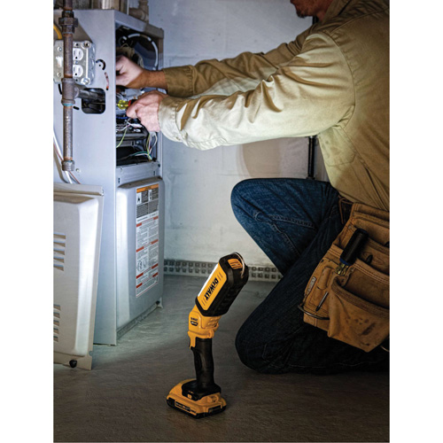 Max Cordless Hand-Held Area Light, LED, 500 Lumens, 3 Hrs. Run Time, Rechargeable Batteries, Not Included D. Morneault & Fils