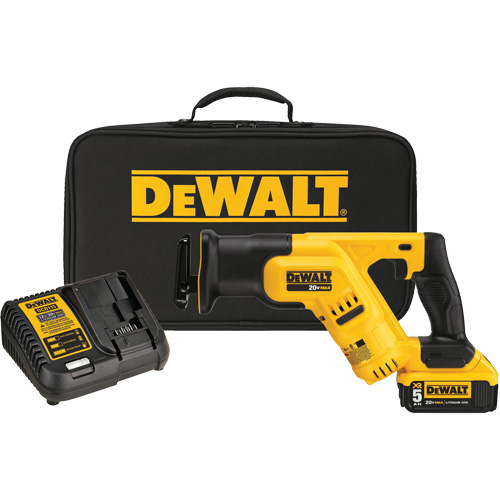 Max Compact Reciprocating Saw Kit, 20 V, Lithium-Ion Battery, 0-2900 SPM D. Morneault & Fils