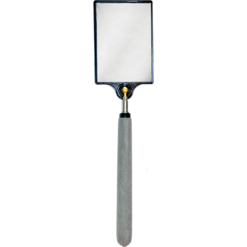 Inspection Mirror, Rectangular, 3-1/2" L x 2-1/2" W, Telescopic D. Morneault & Fils