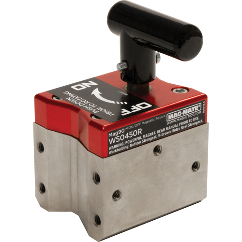 Mag90 On/Off Magnetic Squares, 3" L x 2-1/2" W x 4-5/8" H, 450 lbs. D. Morneault & Fils
