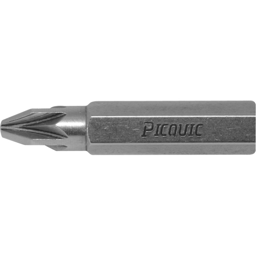 Embout de rechange pour tournevis multi embouts Stubby, Pozidriv, 0, Prise 1/4" D. Morneault & Fils