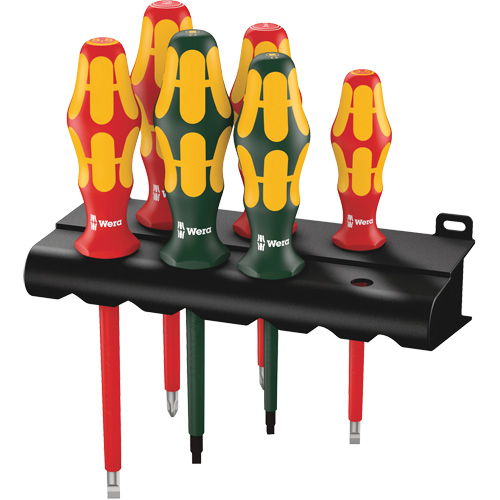 160 i / 168 i /6 VDE Insulated Screwdriver Set, 1000 V, 6 Pcs D. Morneault & Fils