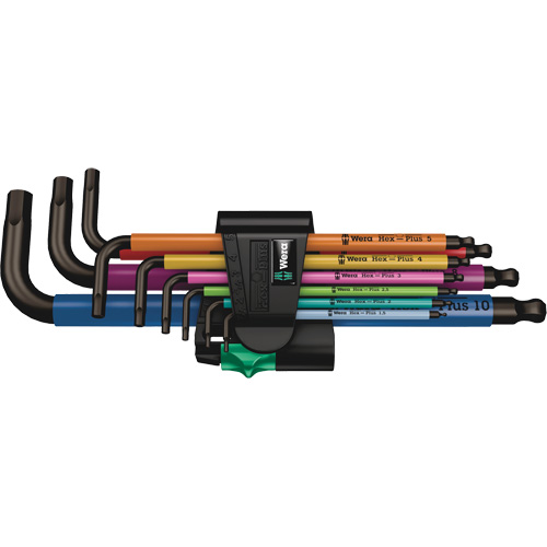 Hex Plus Key Set, 9 Pcs., Metric D. Morneault & Fils