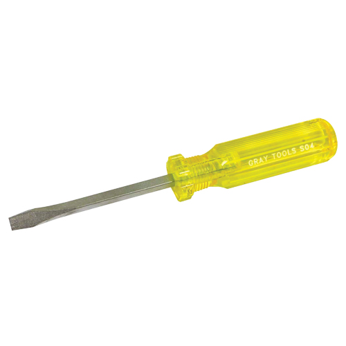 Tournevis fendu, 1/4", 8-1/4" lo, Prise Plastique D. Morneault & Fils
