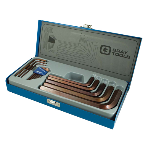 Hex Key Set, 15 Pcs., Metric D. Morneault & Fils