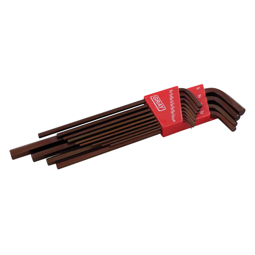 Extra Long Arm Hex Key Set, 13 Pcs., Imperial D. Morneault & Fils