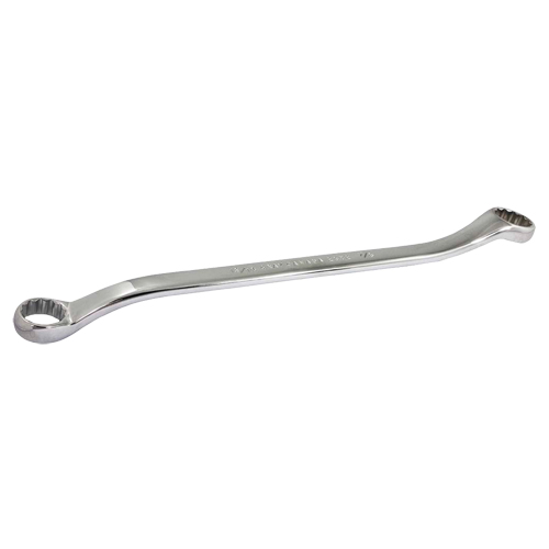 Box Wrench, 12 Point, 13/16" x 7/8", 15° Offset, Chrome Finish D. Morneault & Fils