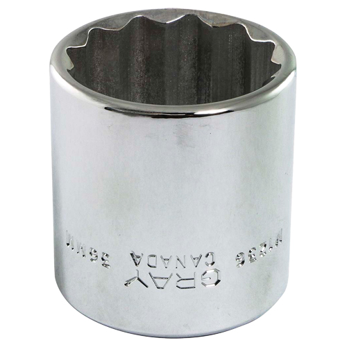 Douille, 13 mm, Prise 1/2", 12 pans D. Morneault & Fils