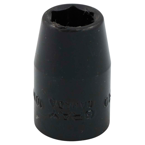 Socket, Impact, 10 mm, 3/8" Drive, 6 Points D. Morneault & Fils