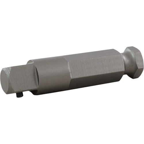 Rallonge de porte-embout hexagonal m&acirc;le &agrave; bout carr&eacute;, Prise 3/8", 2-1/5" lo D. Morneault & Fils