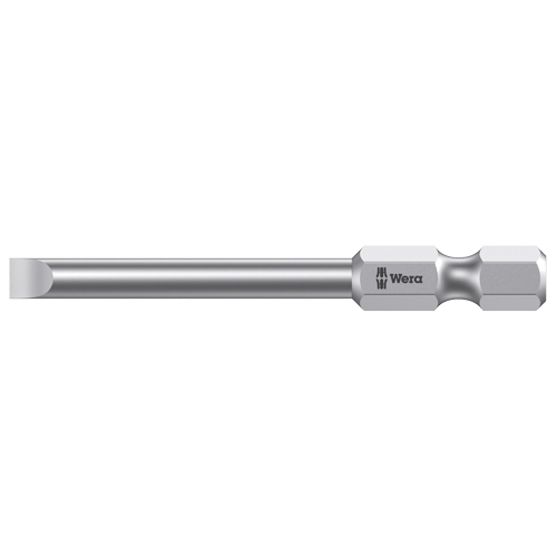 Power Screwdriver Bit, Slot, 3 mm Tip, 1/4" Drive Size, 2-3/4" Length D. Morneault & Fils