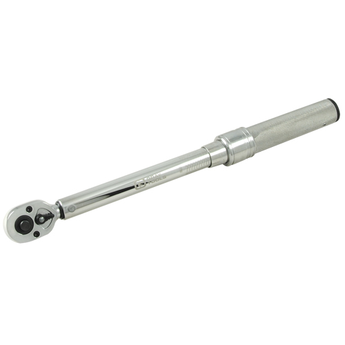 Micrometer Torque Wrench, Click, 3/8" Square Drive, 30 - 250 in-lbs. D. Morneault & Fils
