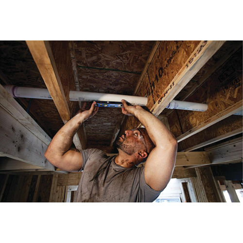 Niveau torpille robuste de s&eacute;rie 250, 9" lo, Aluminium, 4 fioles, Magn&eacute;tique D. Morneault & Fils