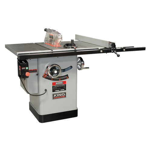 Banc de scie avec couteau fendeur, 230 V, 9,6 A, 3850 tr/min D. Morneault & Fils