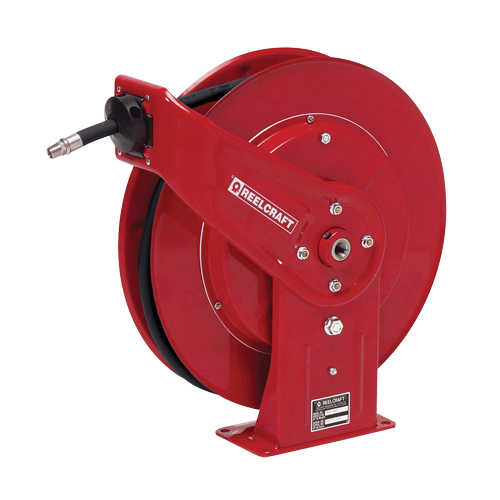 Hose Reel, Air/Water, 1/2" x 50', Single Hose, 300 psi D. Morneault & Fils