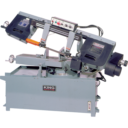 Metal Cutting Swivel Band Saws, Horizontal, Round 9" and  9" x 18" Rectangular Cutting Capacity D. Morneault & Fils