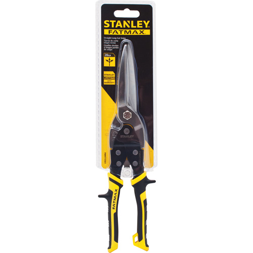 Fatmax&reg; Long Cut Snips, 3-9/50" Cut Length, Straight Cut D. Morneault & Fils